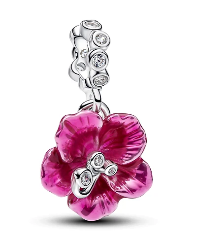 Pandora Hibiscus Dangle Charm