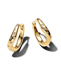 Pandora Stone-Set Hoop Earrings