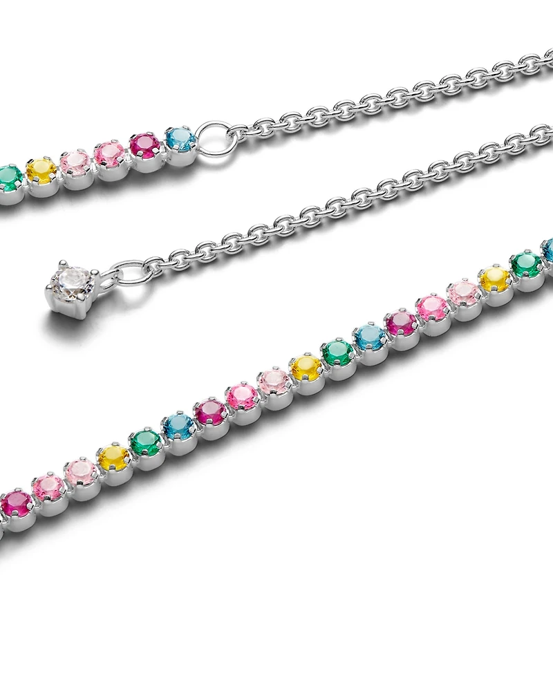 Pandora Rainbow Tennis Necklace