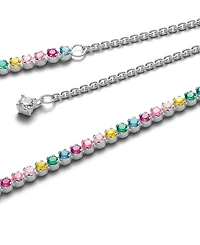 Pandora Rainbow Tennis Necklace
