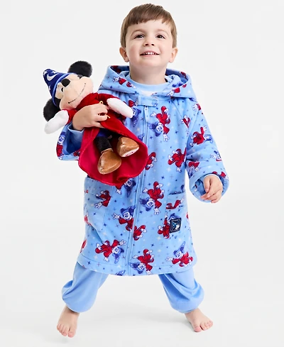 Disney | Macy's Unisex Sorcerer's Apprentice Mickey Hooded Robe, Toddler, Little Kid, Exclusive