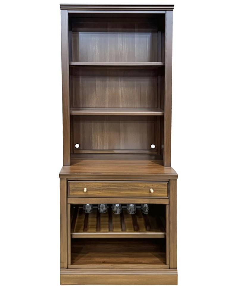 Amren 31" Wood Open Base With Drawer And Hutch