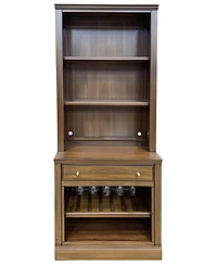 Amren 31" Wood Open Base With Drawer And Hutch