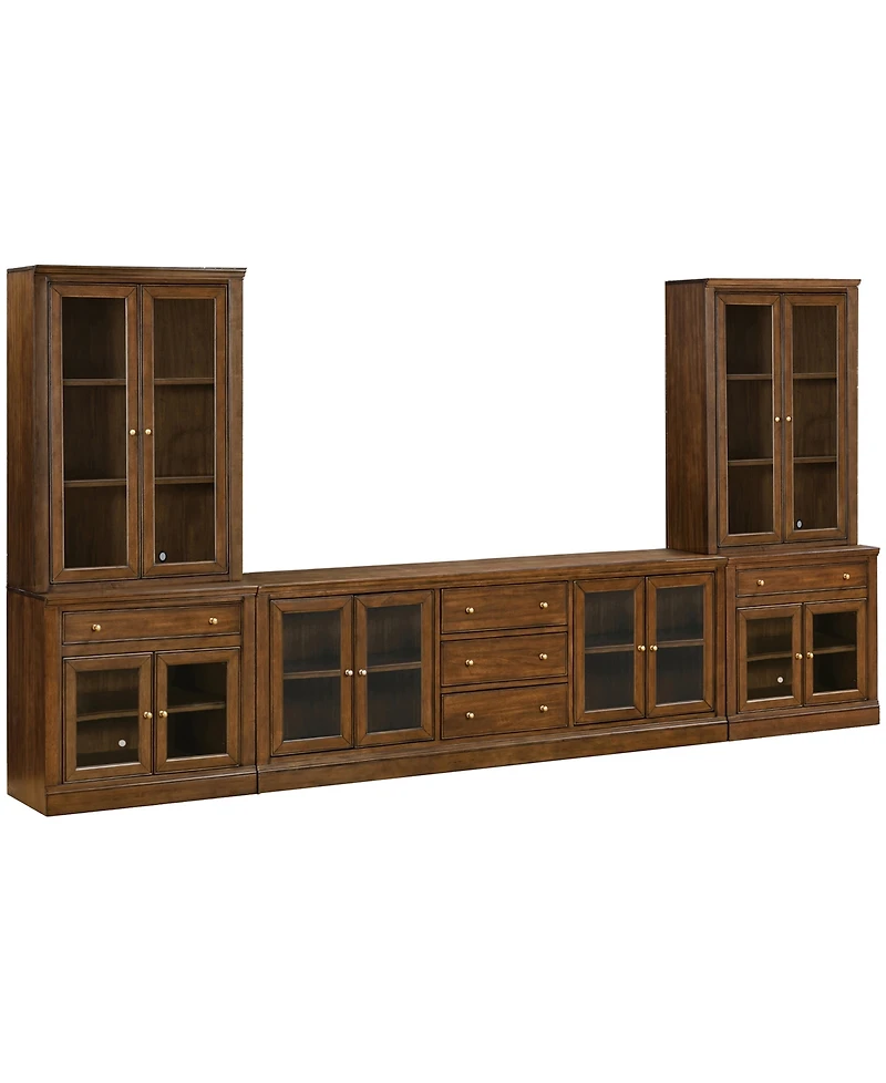 Amren 85" Wood 4-Door Console