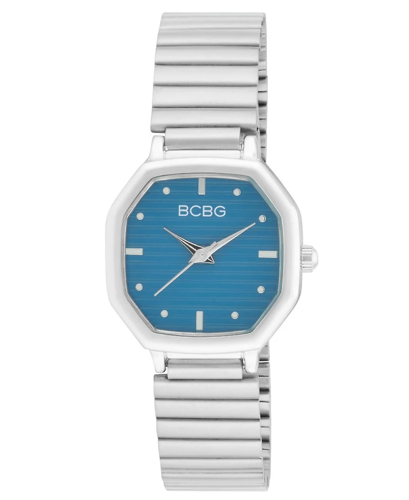 Bcbg Women's Quartz Round Silver Stainless Steel Watch 26mm