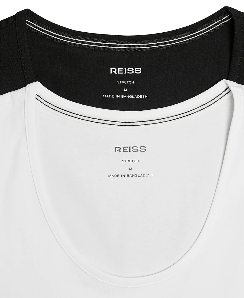 Reiss Men's Monty 2 Pack Jersey Tank Top