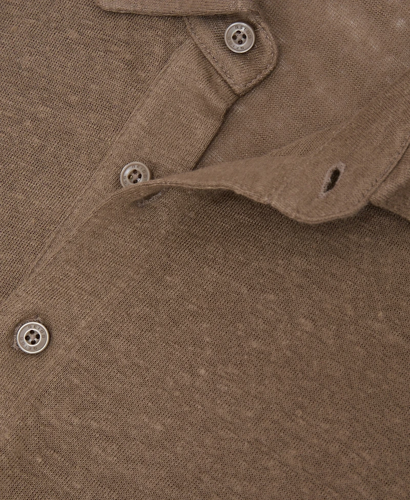 Reiss Men's Pembroke Linen Polo Shirt