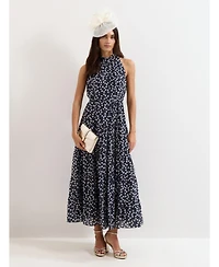 Phase Eight Women's Nita Navy Spot Maxi