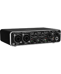 Behringer U-Phoria UMC204HD Audiophile 2x4 Usb Audio/Midi Interface with Midas Mic Preamplifiers, 24-Bit/192kHz Resolution