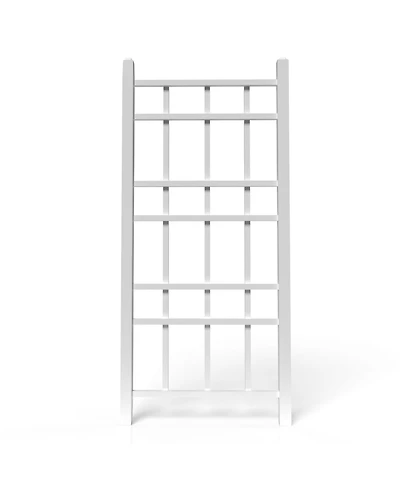 Dura-Trel Cottage 28 x 66 Inch Pvc Vinyl Outdoor Garden Patio Trellis, White