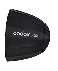 Godox P90H 35 inch Parabolic Softbox for Studio Video Flash Light, Bowens Mount, Hi-Temperature Resistant