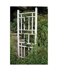 Dura-Trel Wellington 28 x 75 Inch Pvc Vinyl Outdoor Garden Patio Trellis