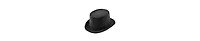 Dress Up America Top Hats for Men and Women - Rhinestone Hat Adults Elegant Costume Magician