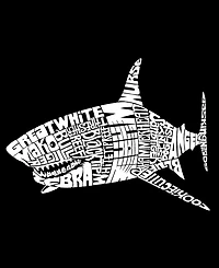 La Pop Art Men's Shark Word Tank Top