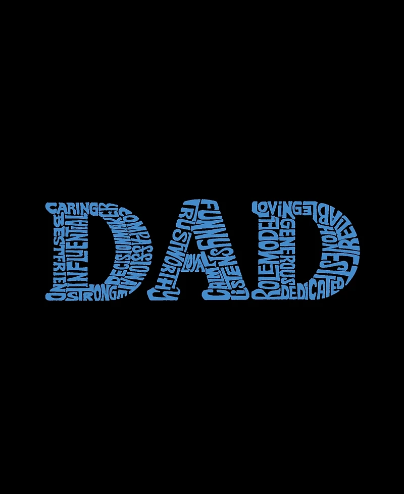 La Pop Art Men's Dad Typography Graphic Tank Top