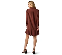 Adrianna Papell Women's Lace Tiered Shirt Shift Midi Dress