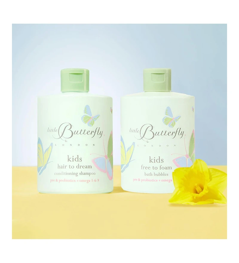 Little Butterfly London Kids Butterfly London Foamy Adventure 2 Product Hair and Skincare Bundle