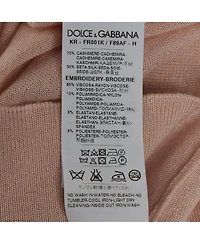 Pre-Owned Dolce & Gabbana Women's Floral Applique Cashmere Sweater