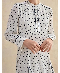 Hobbs London Women's Ruth Polka Dot Mini Dress