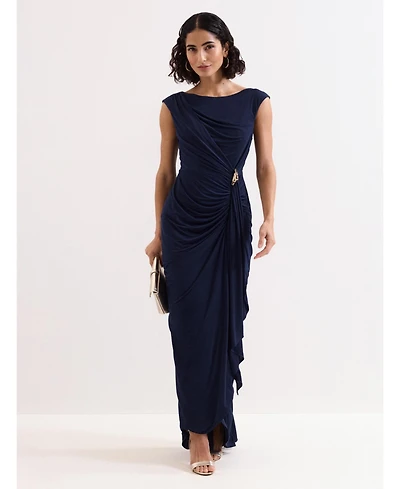 Phase Eight Women's Donna Ruched Detail Maxi Dress