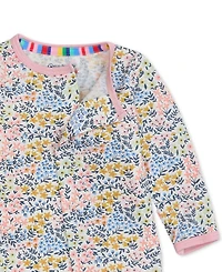 Magnetic Me Baby Girl Chelsea Ruffle Footie W/ Ruffles