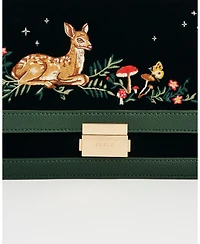 Fable England Fawn Embroidered Crossbody Bag