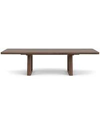 Amelie Rectangular 9-Piece Wood Dining Set (Table and 8 Upholstered Chairs)