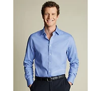 Charles Tyrwhitt Men's Classic Collar Solid Dress Shirt