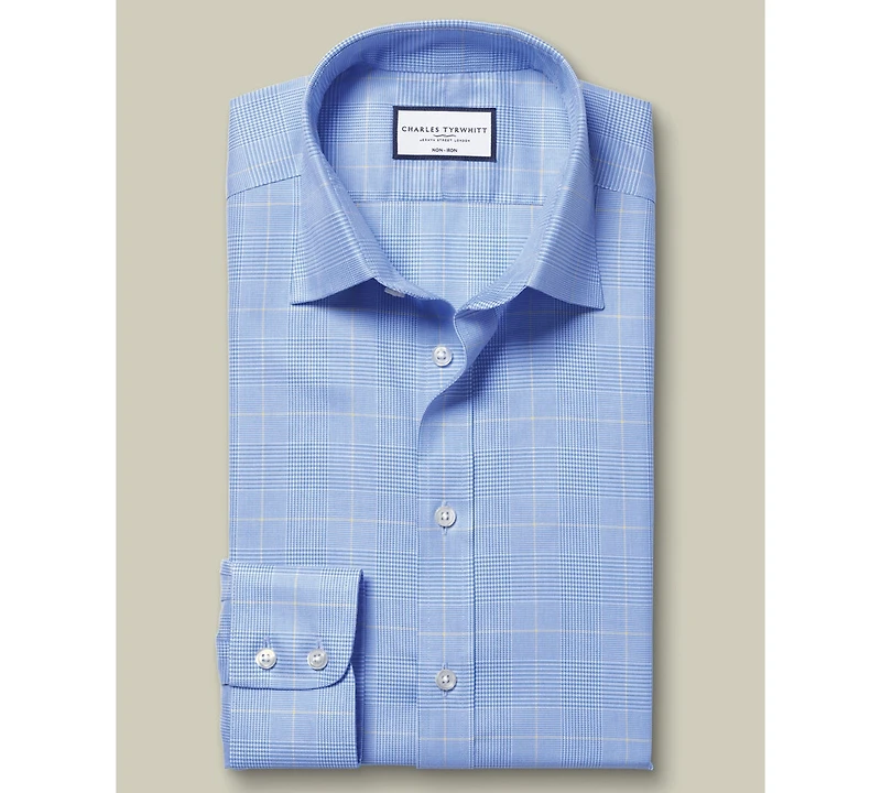 Charles Tyrwhitt Men's Slim-Fit Spread Collar Dress Shirt