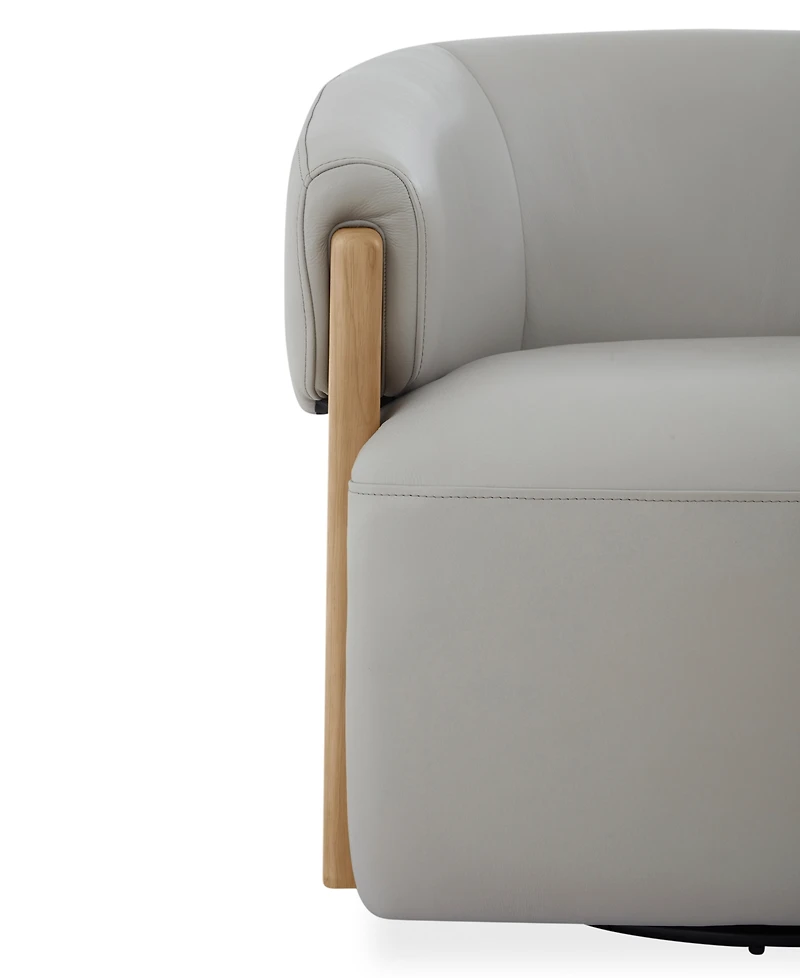 Aggie 28" Leather Accent Chair