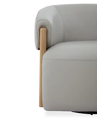 Aggie 28" Leather Accent Chair