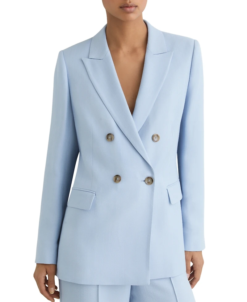 Reiss Women's Double-Breasted Peak-Lapel Suit Jacket