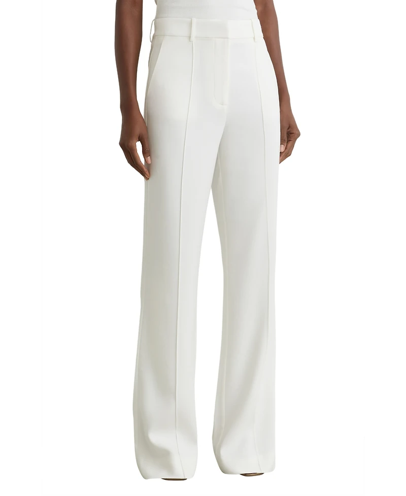 Reiss Women's Wide-Leg Seam-Detail Trousers