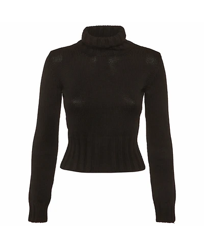 Pre-Owned Dolce & Gabbana Women's Rib Knit Turtle Neck Sweater