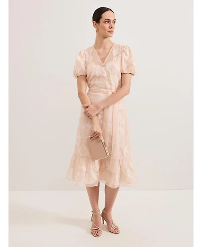 Phase Eight Women's Chrissie Tie Waist Wrap Midi Dress