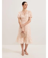 Phase Eight Women's Chrissie Tie Waist Wrap Midi Dress