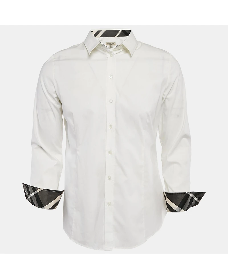 Pre-Owned Burberry Men's London Cotton Button Front Shirt