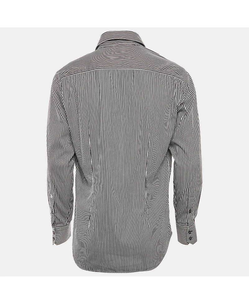 Pre-Owned Versace Men's Collection Striped Cotton City Shirt