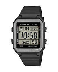 Casio Men's Digital Black Resin Watch 38.4mm