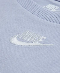 Nike Girls' Toddler 2T-4T Baby French Terry T-Shirt and Shorts, 2-Piece Set