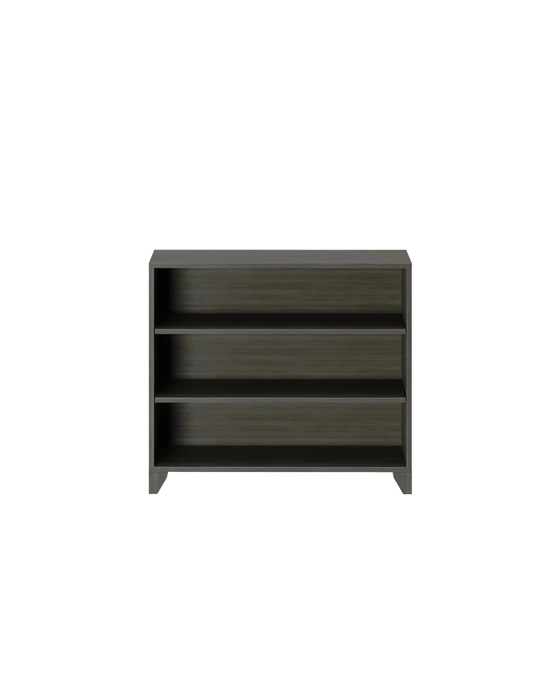 Max & Lily Classic 3-Shelf Bookcase, Solid Wood Bookcase for Kids Bedroom, Playroom.
