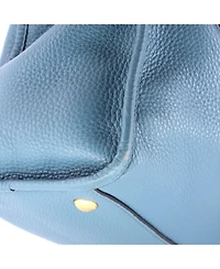 Pre-Owned Prada Medium Front Zip Convertible Satchel Vitello Phenix