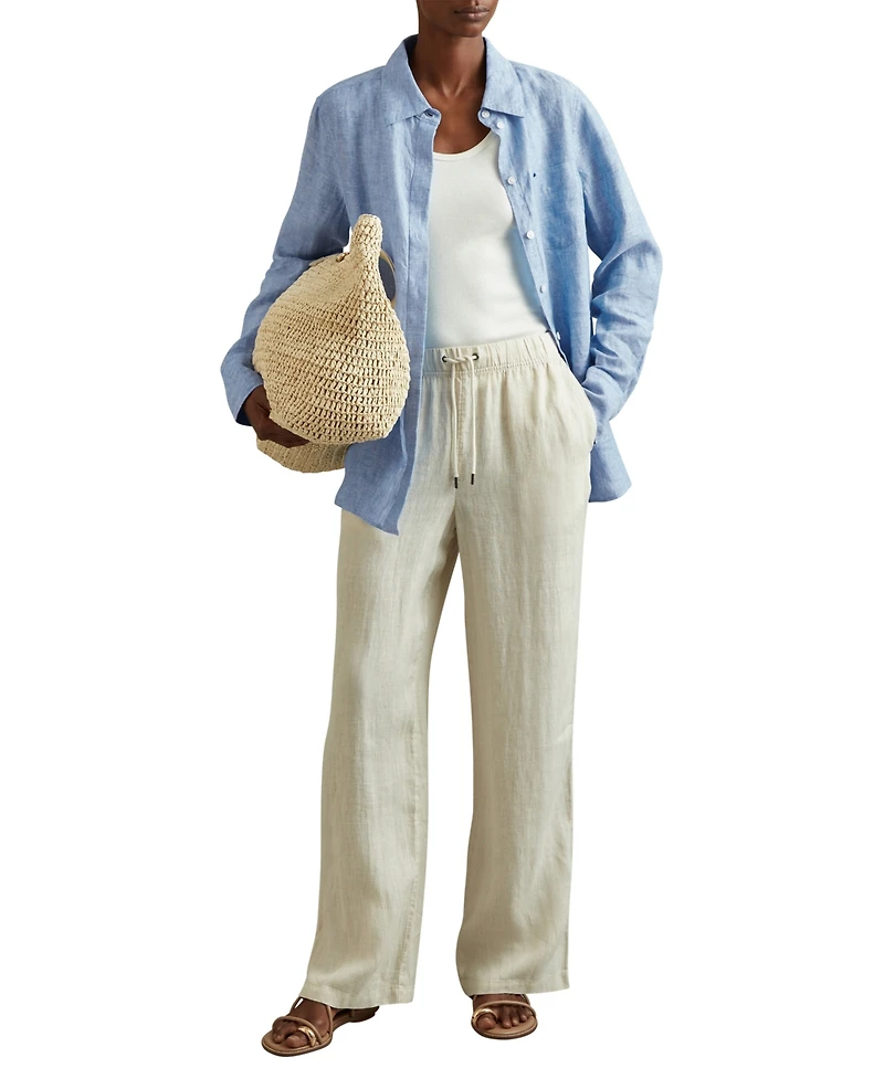 Reiss Women's Belle Linen Shirt