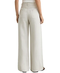Reiss Women's Carmen Linen Blend Wide Leg Trouser Pants