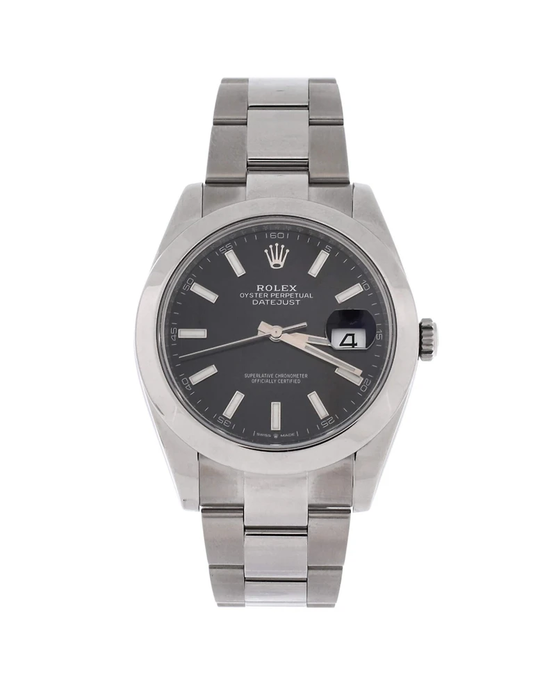 Pre-Owned Rolex Oyster Perpetual Datejust Automatic Watch in Stainless Steel 41mm
