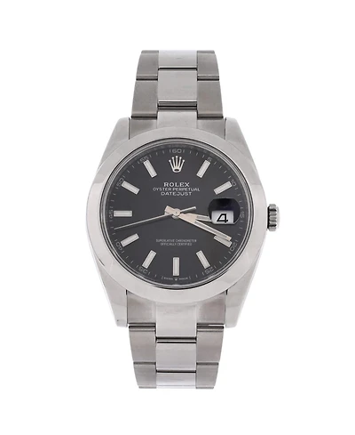 Pre-Owned Rolex Oyster Perpetual Datejust Automatic Watch in Stainless Steel 41mm