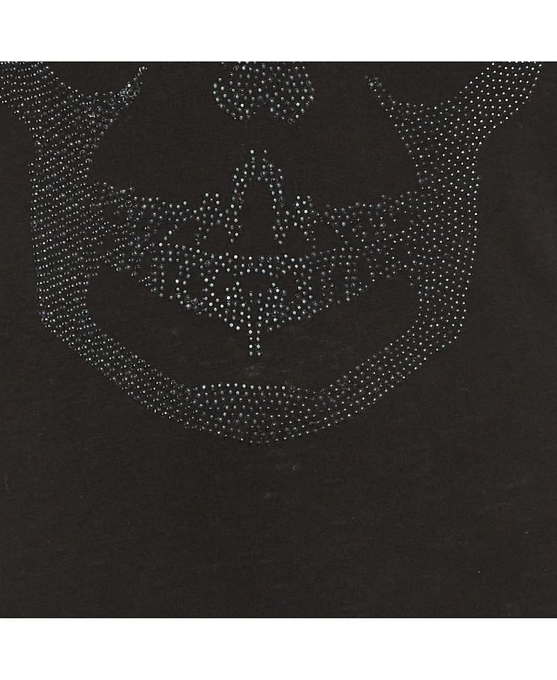 Pre-Owned Zadig & Voltaire Women's Jersey Skinny Skull Studs T-Shirt