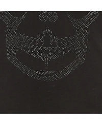Pre-Owned Zadig & Voltaire Women's Jersey Skinny Skull Studs T-Shirt