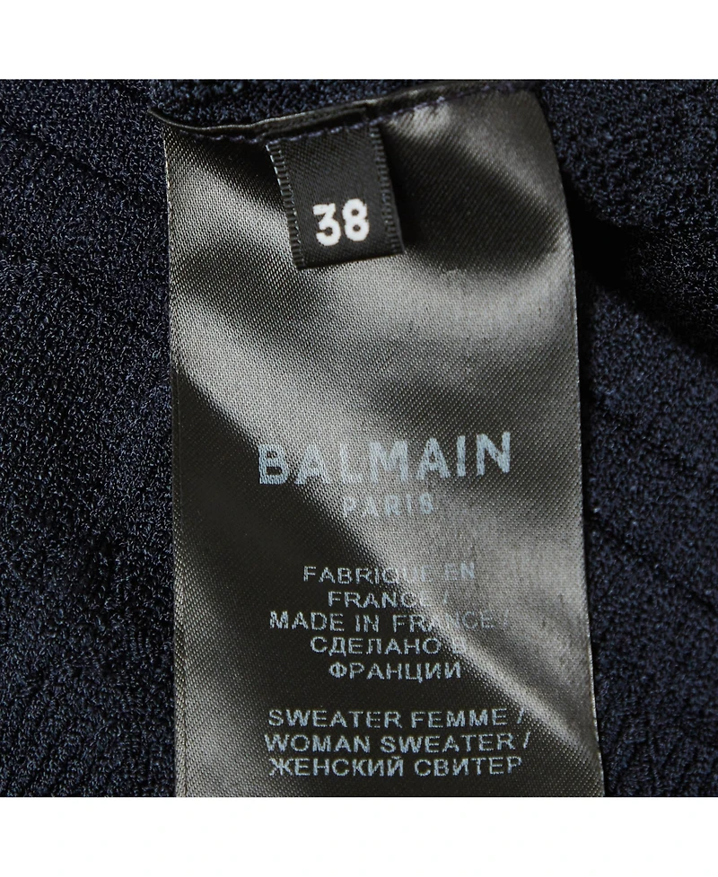 Pre-Owned Balmain Women's Stretch Knit Sweatshirt