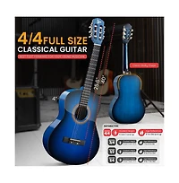 Pyle 39" 6-String Classical Acoustic Guitar for Beginners & Adults with Accessory Kit